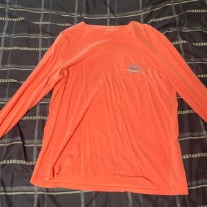 pink vineyard vines long sleeve with blue whale